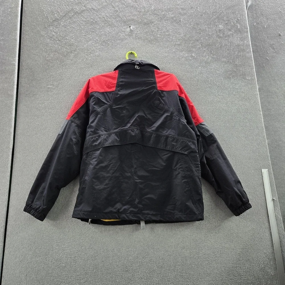 Burton Men Jacket L Black Coating Nylon Polyurethane Snowboarding Ski READ